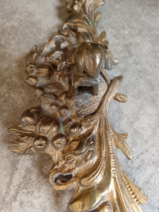 Fine Antique French Louis XVI Gilt Bronze Oval Wall Mirror, c.1880(6).jpg